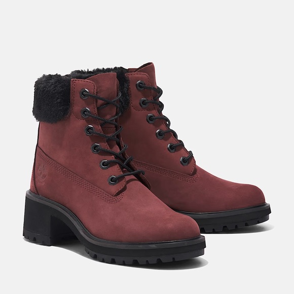 New Timberland Tinsley Waterpoof 6 inch Boot in Burgundy with box - Picture 1 of 7